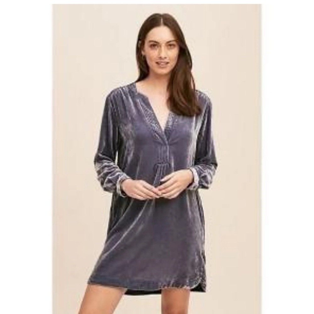Anthropology velvet dress new with tags medium